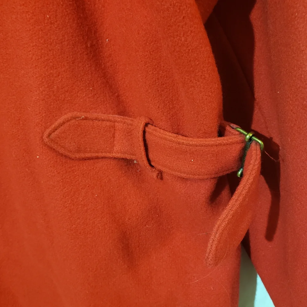 Woolrich wool coat red long coat - Picture 5 of 13